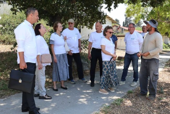 סיכום ביקור של בכירים ממשרד החוץ הצ'כי לכבוד חגיגות ה- 100 לשריד